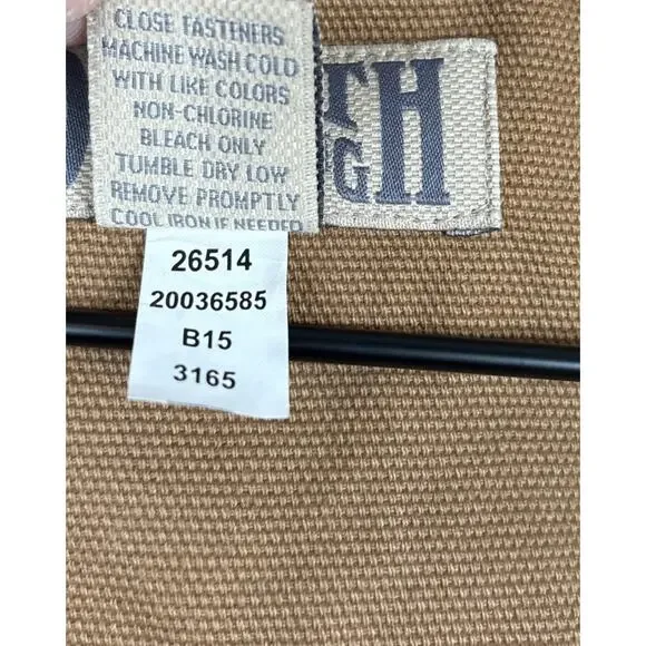 Duluth Trading Co Fire Hose Presentation Jacket Men's 2XL Brown Canvas Blazer